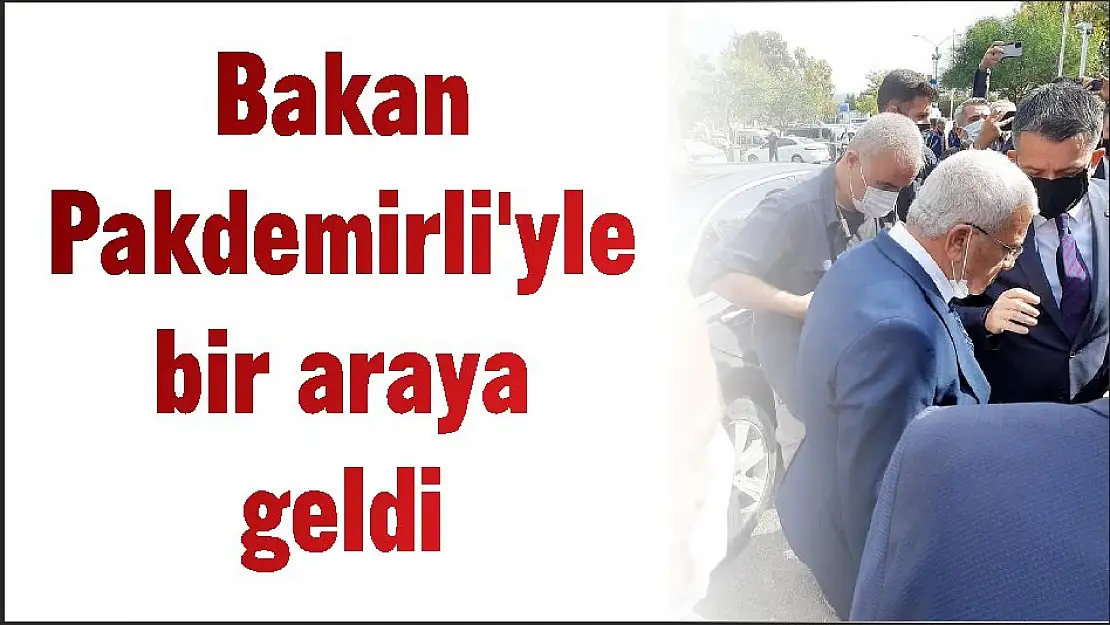 Bakan Pakdemirli'yle bir araya geldi