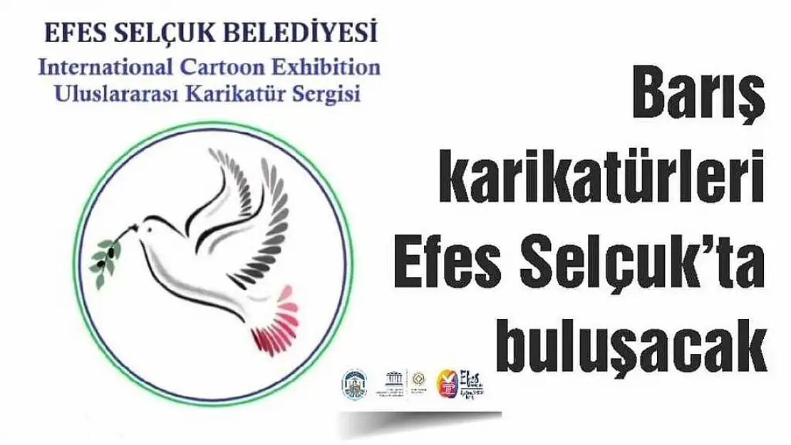 Barış karikatürleri Efes Selçuk'ta buluşacak