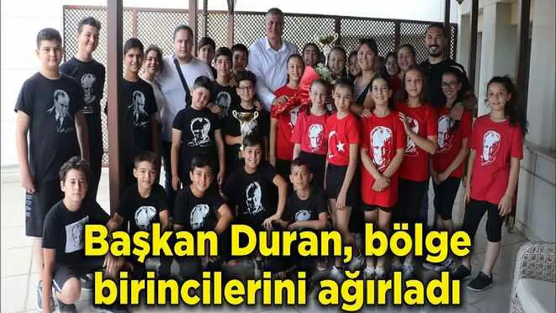 Başkan Duran, bölge birincilerini ağırladı