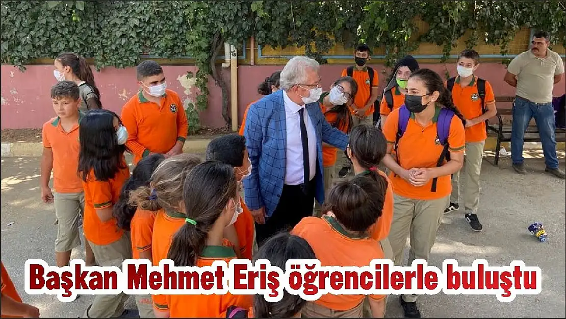 Başkan Mehmet Eriş öğrencilerle buluştu
