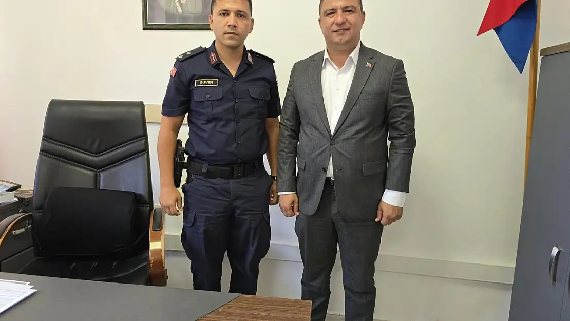 Başkan Okuroğlu'ndan Jandarma Komutanı Güven'e Hayırlı Olsun Ziyareti