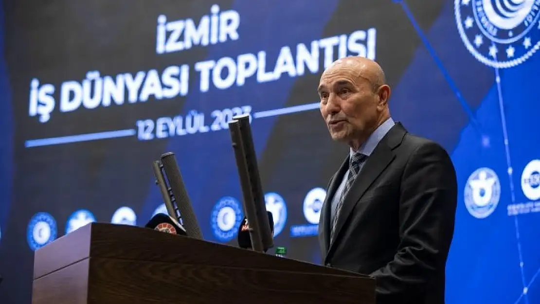 Başkan Soyer, İzmir İş Dünyası toplantısında konuştu