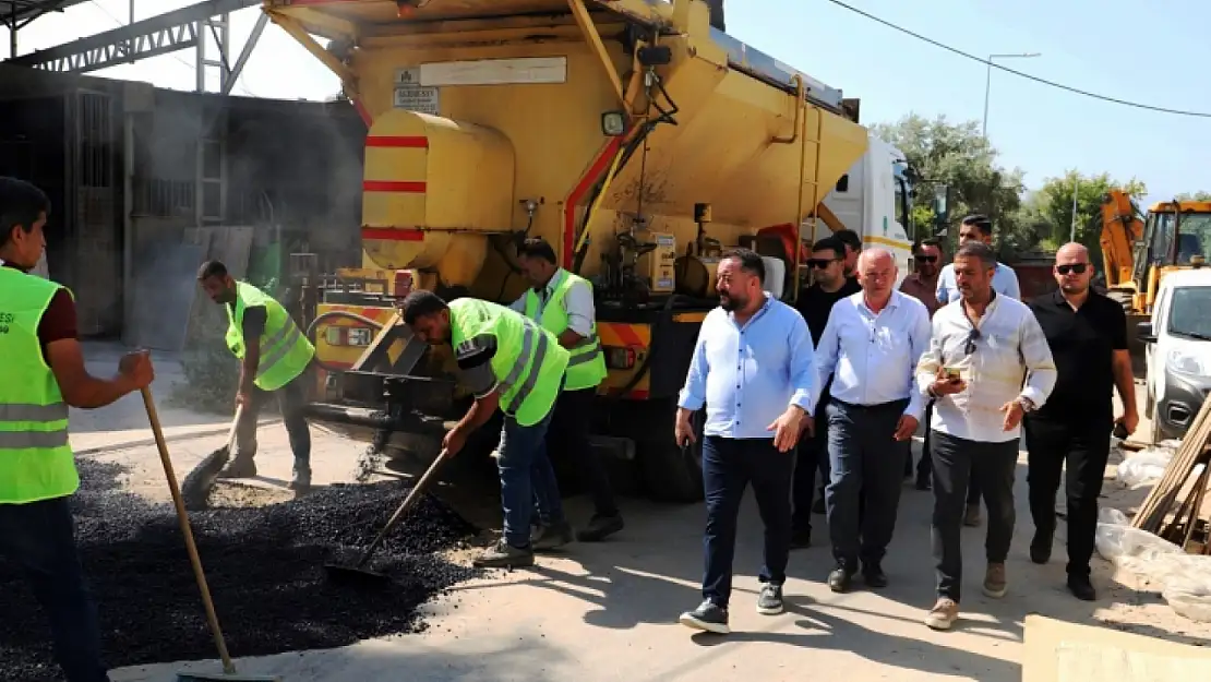 Başkan Turan Onarım Çalışmalarını Sahada İnceledi