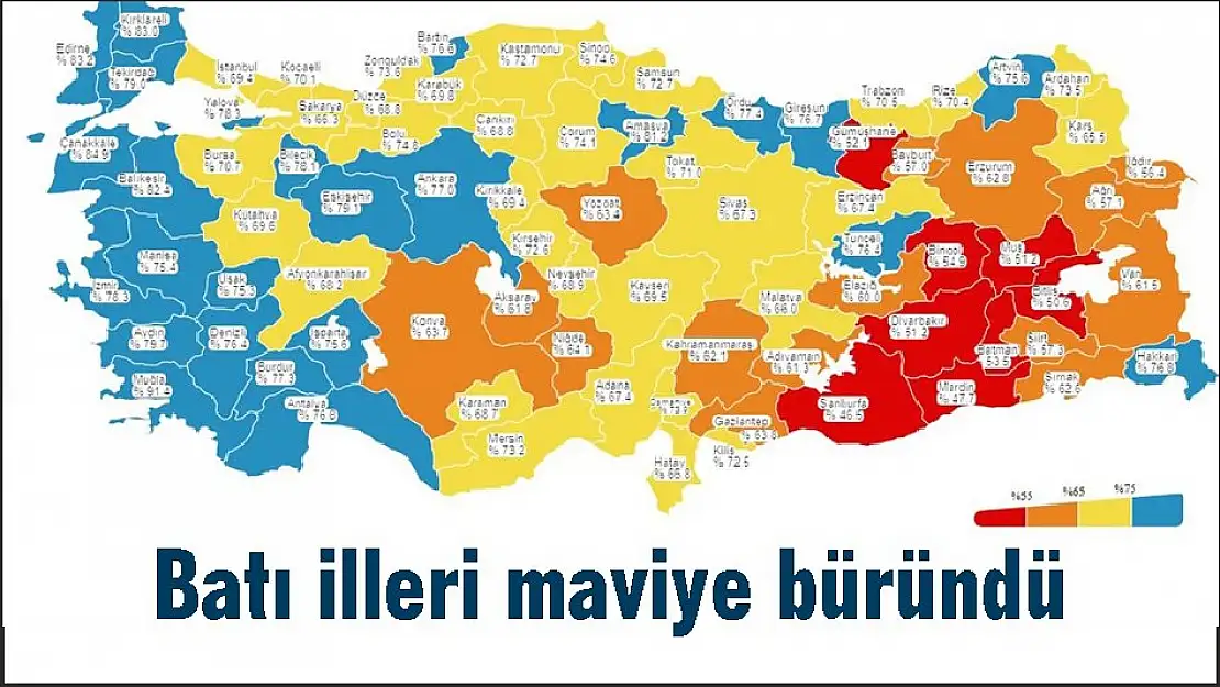 Batı illeri maviye büründü