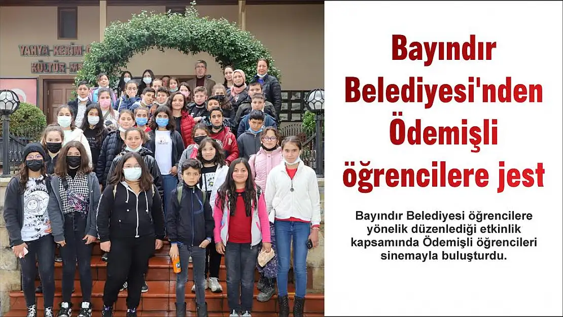 Bayındır Belediyesi'nden Ödemişli öğrencilere jest