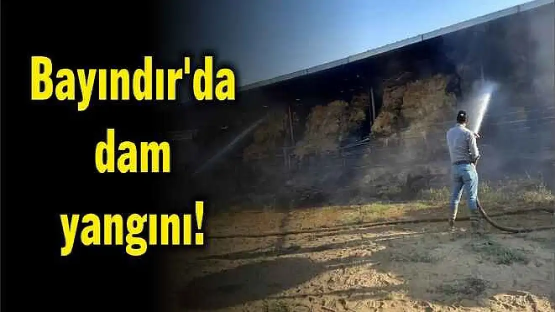 Bayındır'da dam yangını!