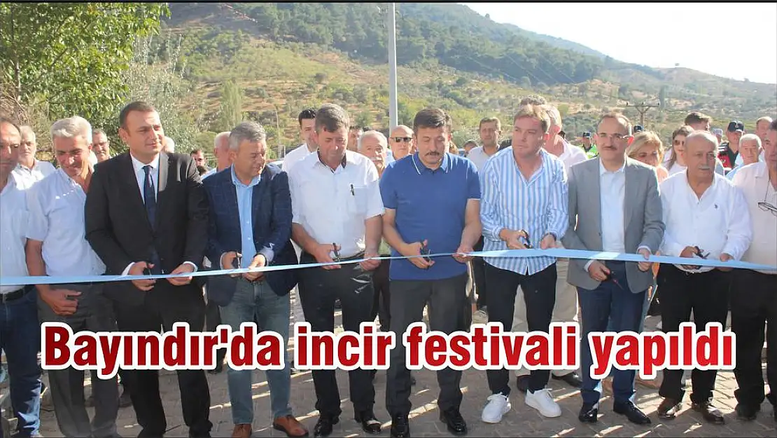 Bayındır’da incir festivali yapıldı