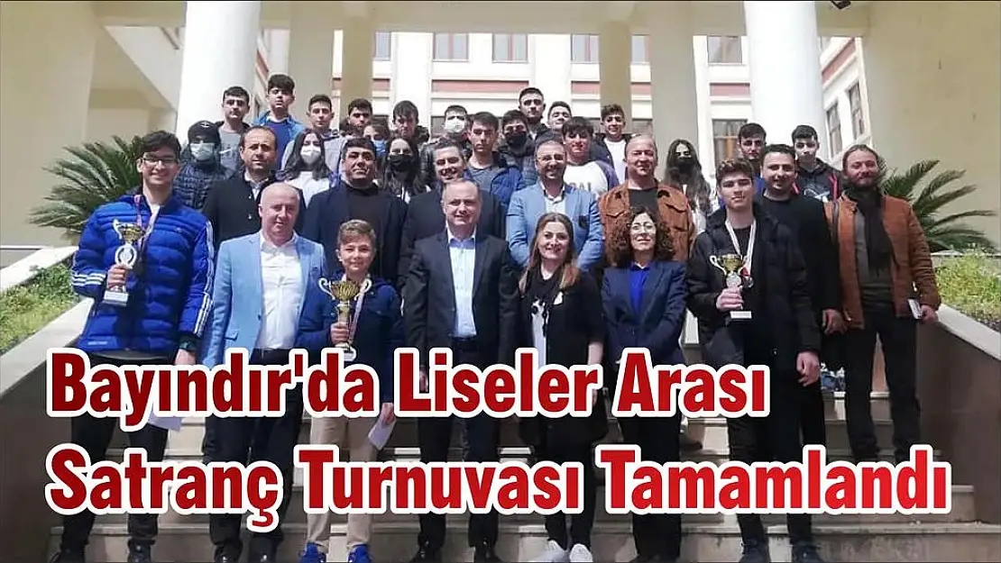 Bayındır'da Liseler Arası Satranç Turnuvası Tamamlandı