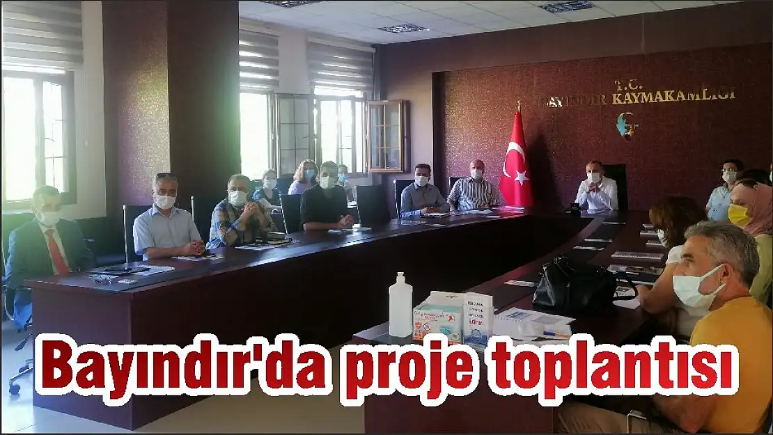 Bayındır'da proje toplantısı