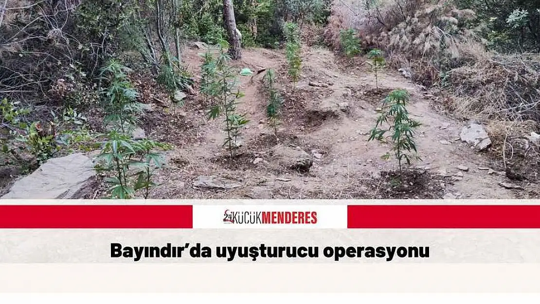 Bayındır'da uyuşturucu operasyonu