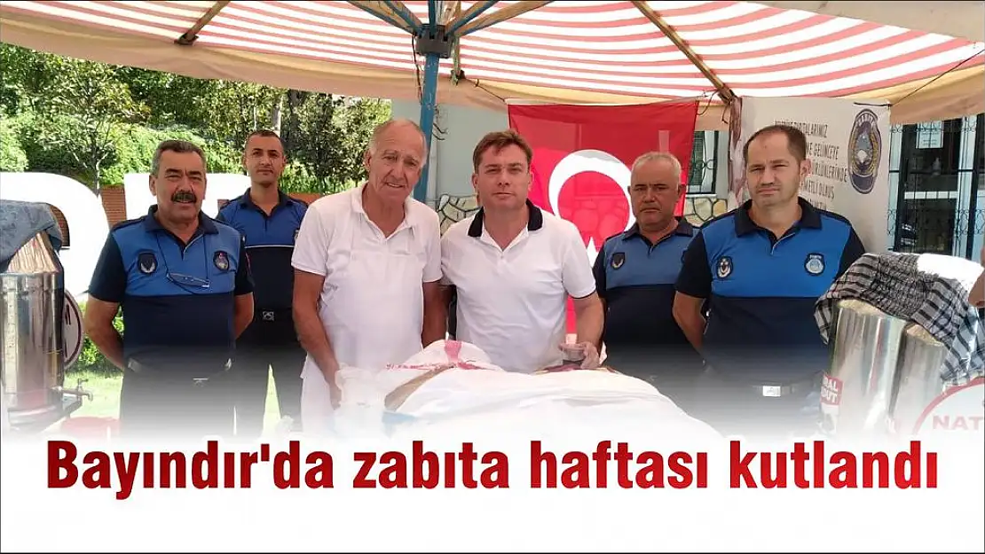 Bayındır'da zabıta haftası kutlandı