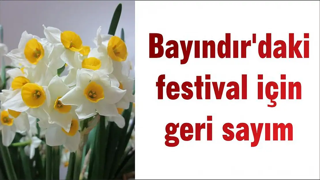 Bayındır'daki festival için geri sayım