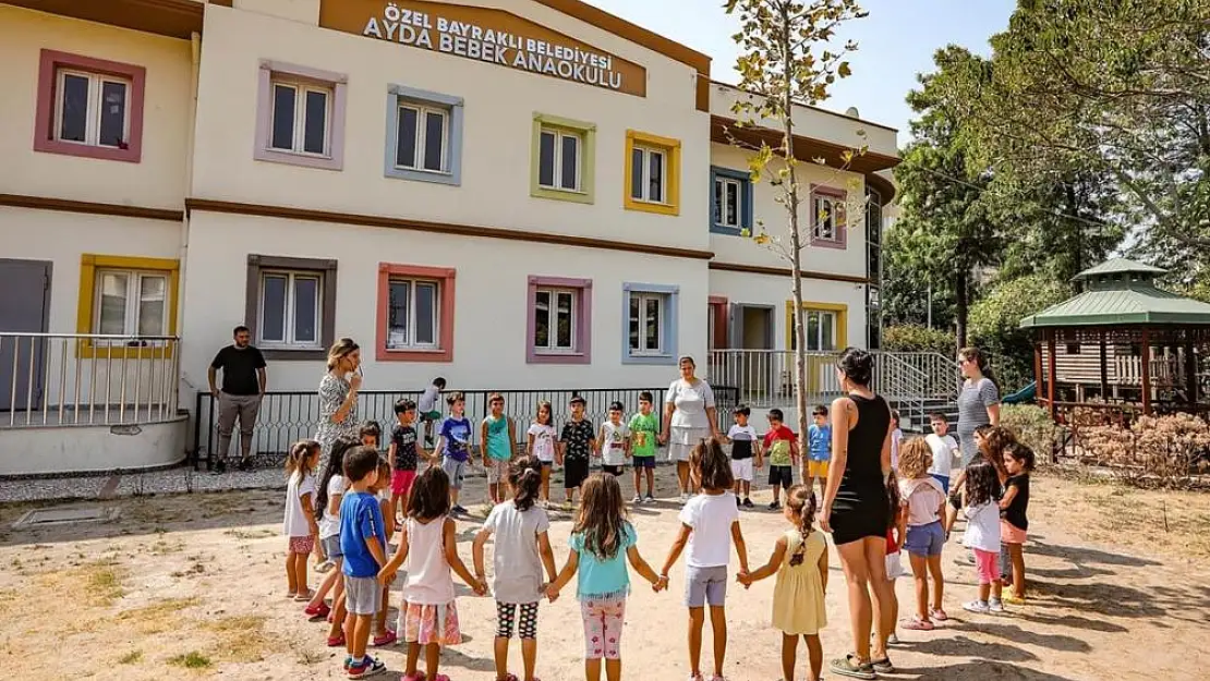 Bayraklı'da anaokulunun adını çocuklar belirledi