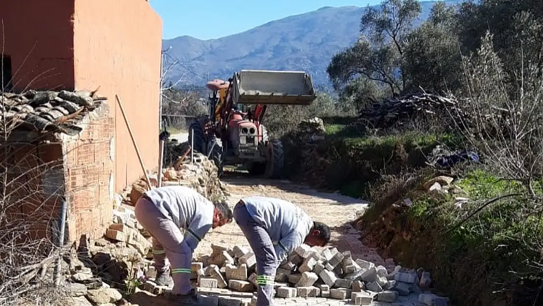 Beydağ'da  Alt ve Üstyapı Çalışmalarına Hız Kesmeden Devam