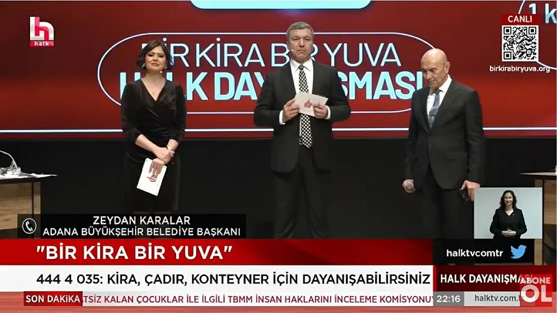 'Bir Kira Bir Yuva'ya bağış yarışı