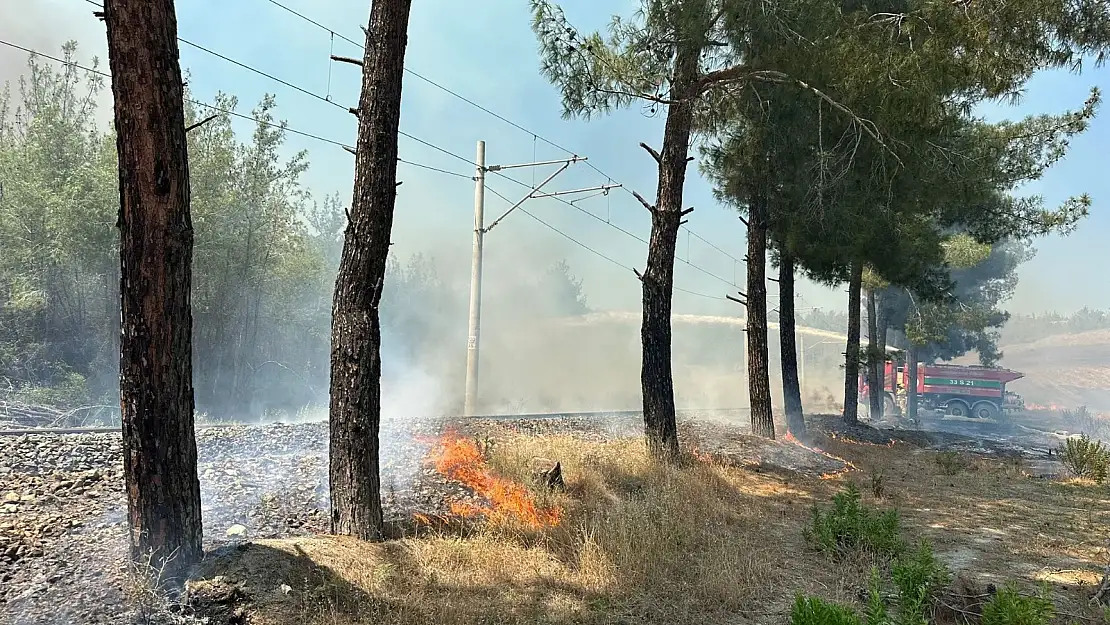 Bir yangın haberi de Adana’dan!