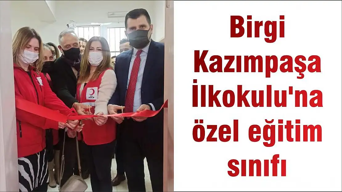 Birgi Kazımpaşa İlkokulu'na özel eğitim sınıfı