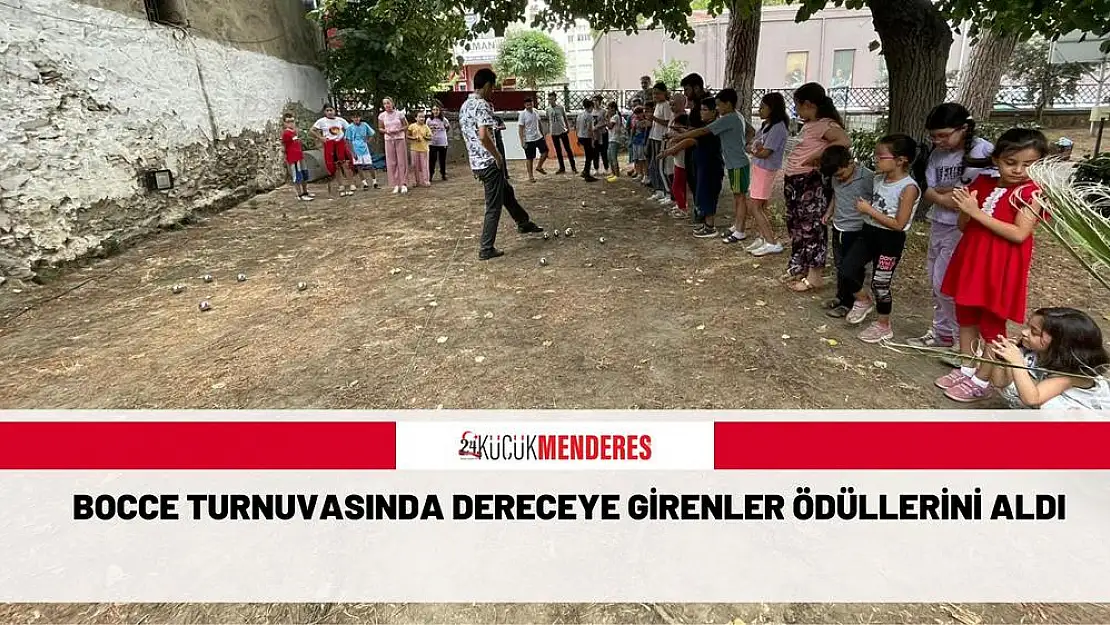 BOCCE TURNUVASINDA DERECEYE GİRENLER ÖDÜLLERİNİ ALDI