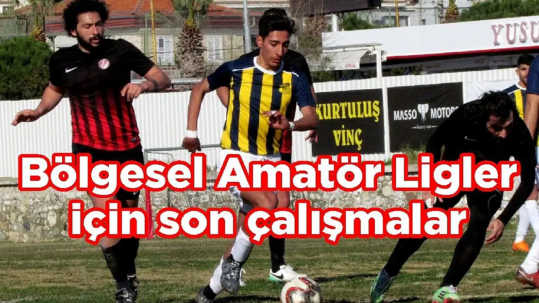 Bölgesel Amatör Ligler için son çalışmalar