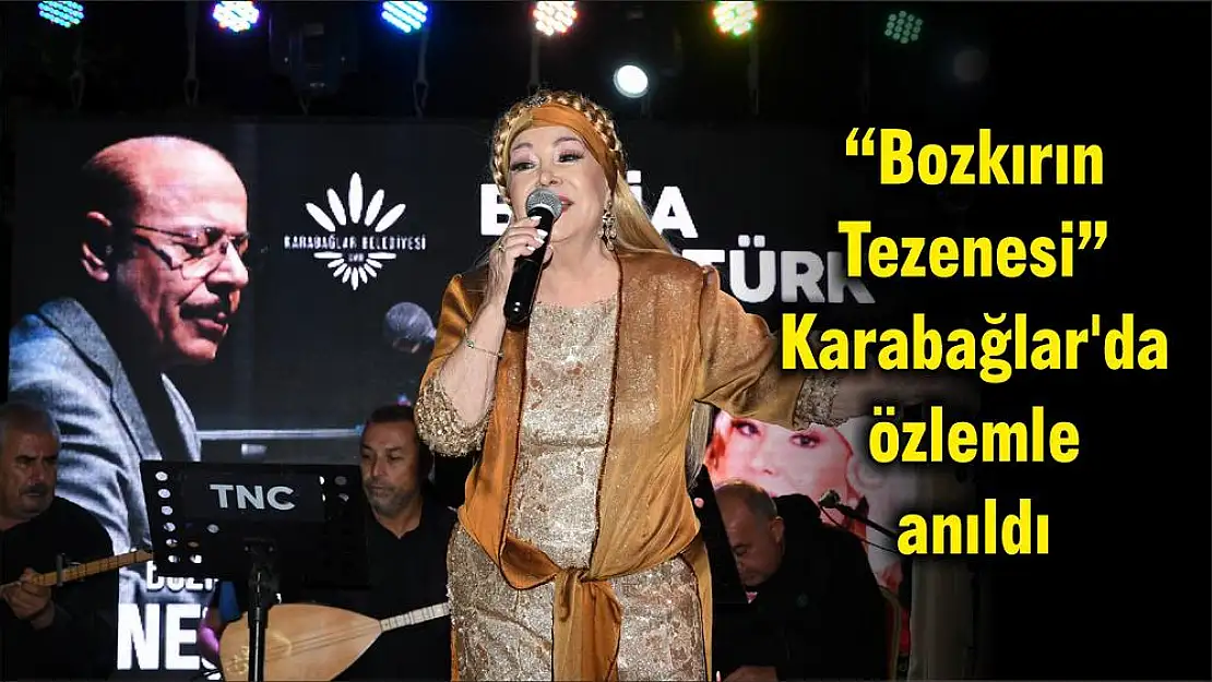 'Bozkırın Tezenesi' Karabağlar'da özlemle anıldı