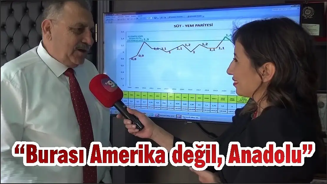 “Burası Amerika değil, Anadolu”