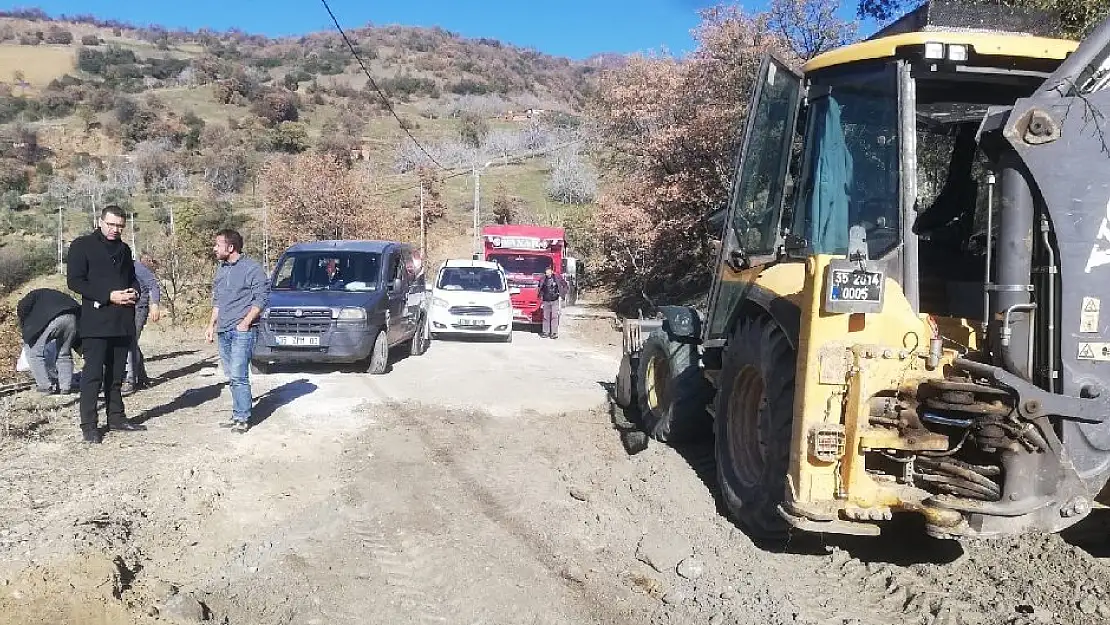 BÜYÜKŞEHİR BELEDİYESİ KİRAZ'IN MAHALLELERİNDE ÇALIŞMALARINI SÜRDÜRDÜ