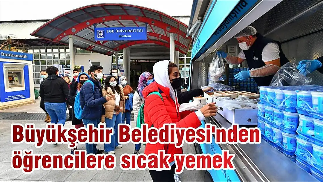 Büyükşehir Belediyesi’nden öğrencilere sıcak yemek
