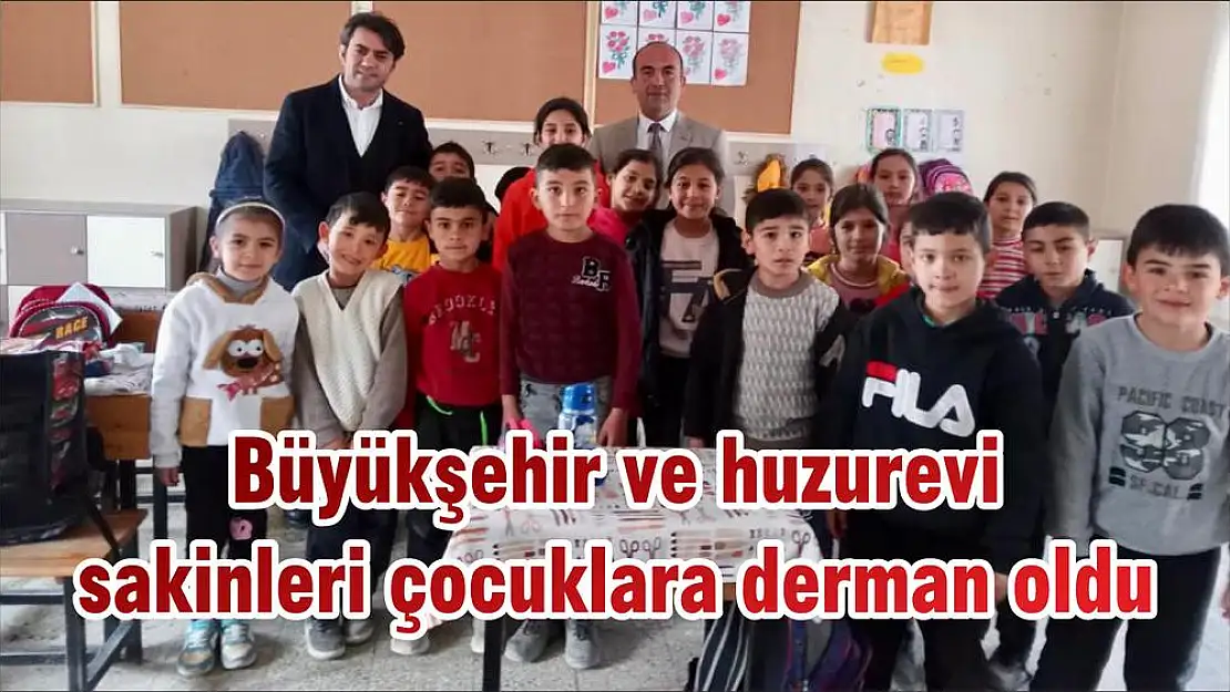Büyükşehir ve huzurevi sakinleri çocuklara derman oldu