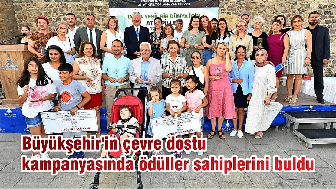 Büyükşehir'in çevre dostu kampanyasında ödüller sahiplerini buldu