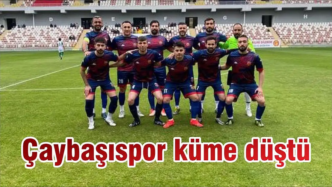 Çaybaşıspor küme düştü