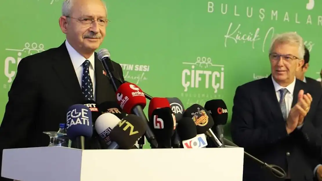 CHP Genel Başkanı Kılıçdaroğlu, Ödemiş'te çiftçilerle buluştu