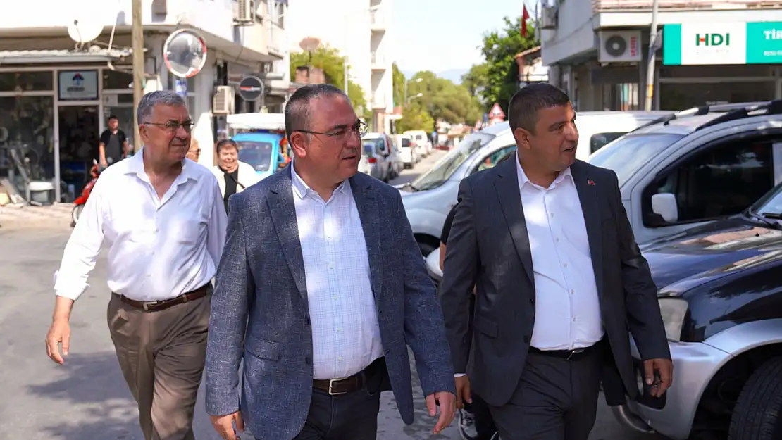 CHP Heyetinden Tire Çıkarması: Esnaf ve Üreticiyle Buluştular