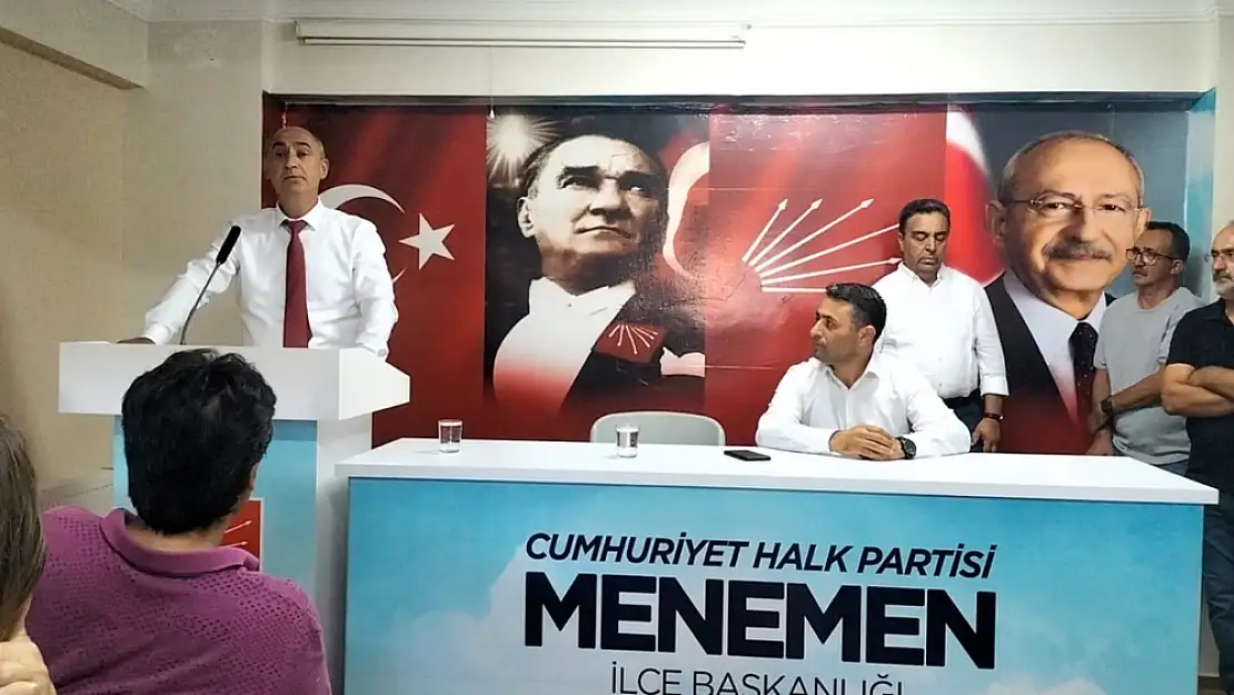 CHP Menemen’de Özbey, adaylık için adımlarını attı