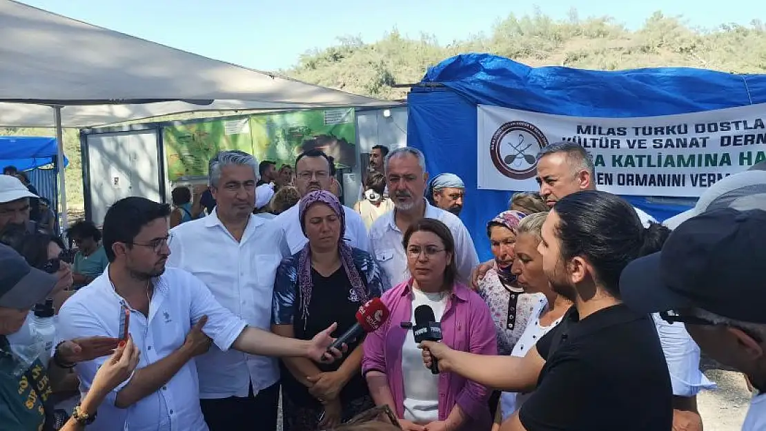 CHP'li Karaca'nın Akbelen ziyaretinde muhalefete tepki