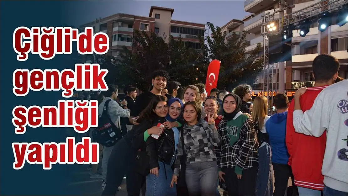 Çiğli'de gençlik şenliği yapıldı
