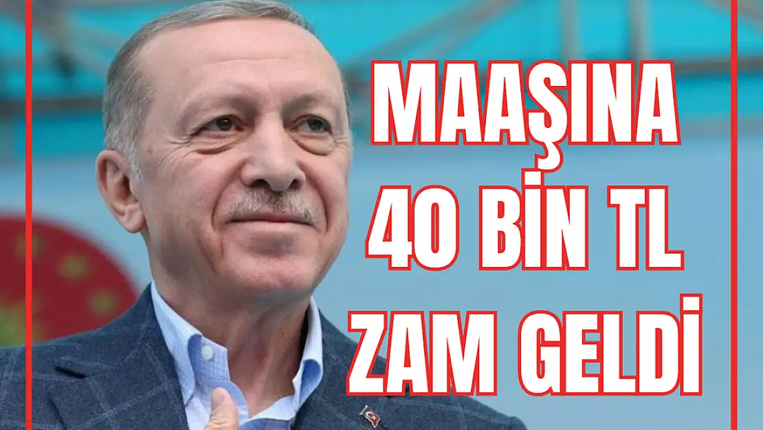 Cumhurbaşkanı Erdoğan’ın maaşına zam geldi. Yeni maaşı 40 bin tl fazla olacak