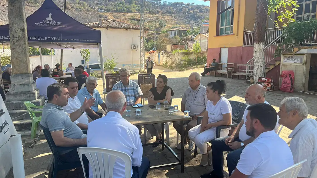 Demokrat  Parti'den Ödemiş Yangın Bölgesi ve Belediye Ziyareti
