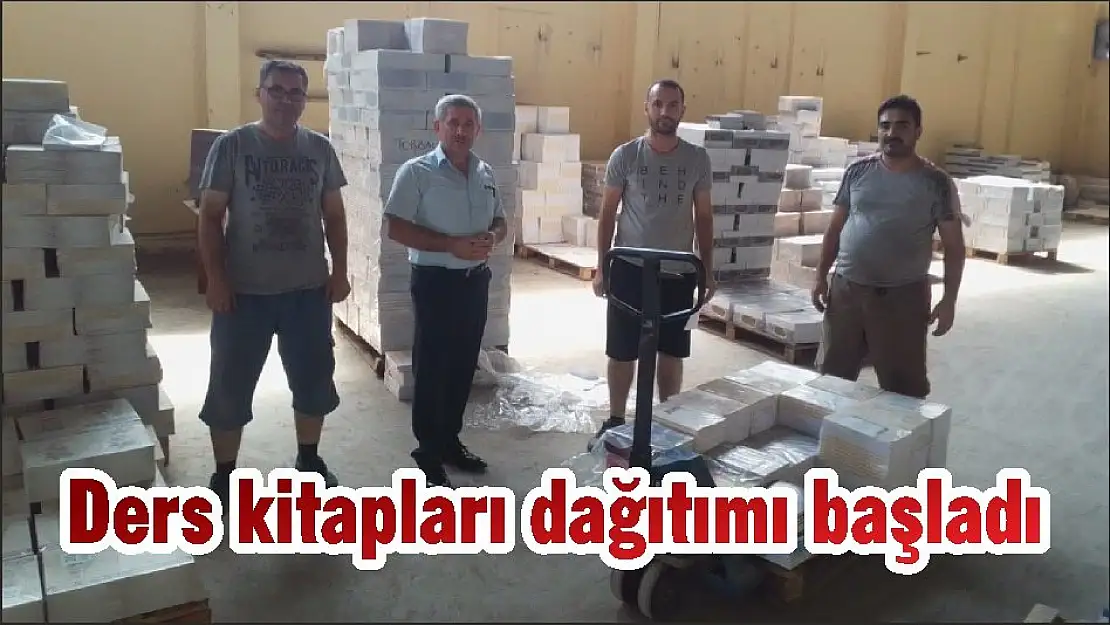 Ders kitapları dağıtımı başladı