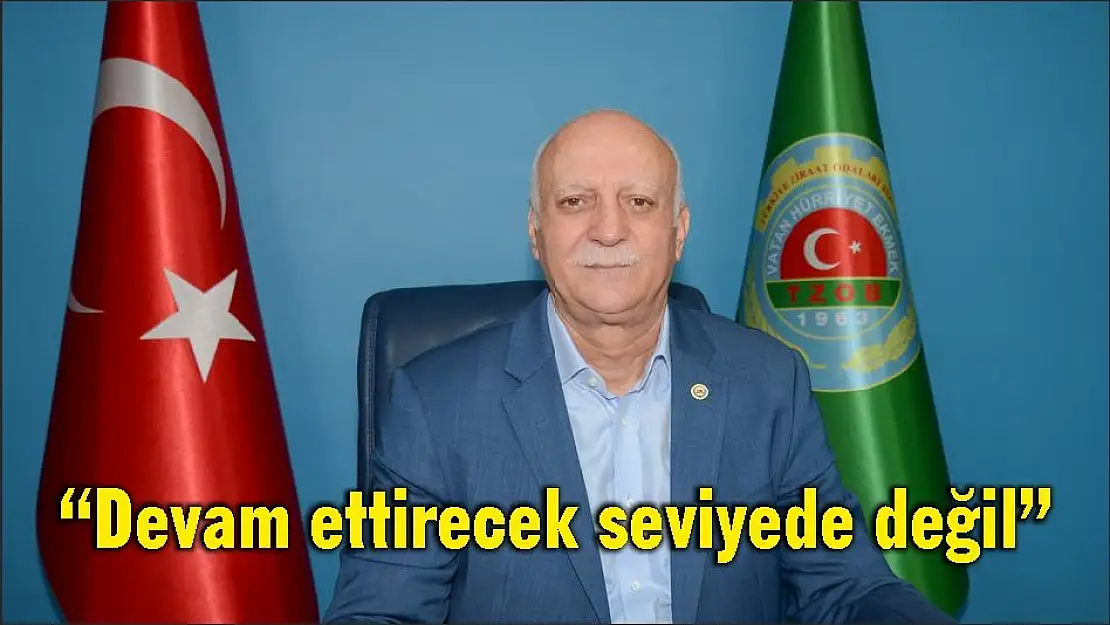 'Devam ettirecek seviyede değil'