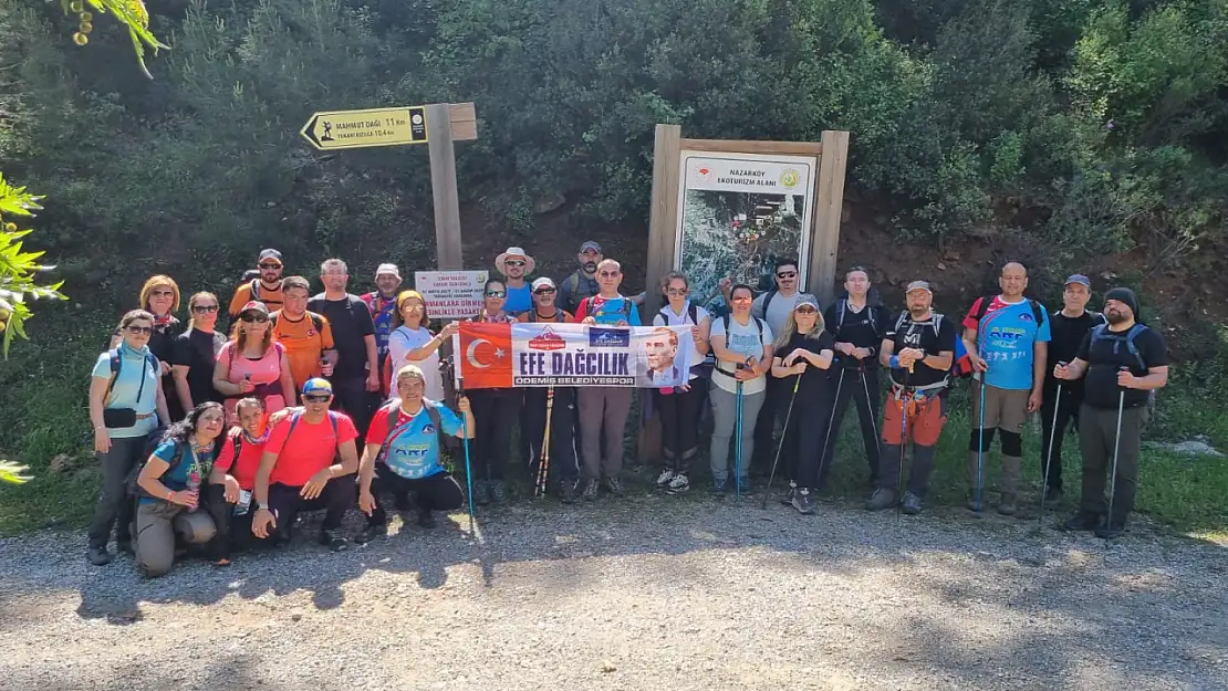 Doğaseverler Zirvede Buluştu: Ödemiş'te Dağcılık Tutkusu Devam Ediyor