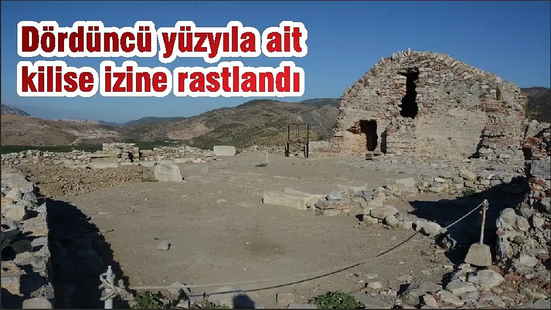Dördüncü yüzyıla ait kilise izine rastlandı