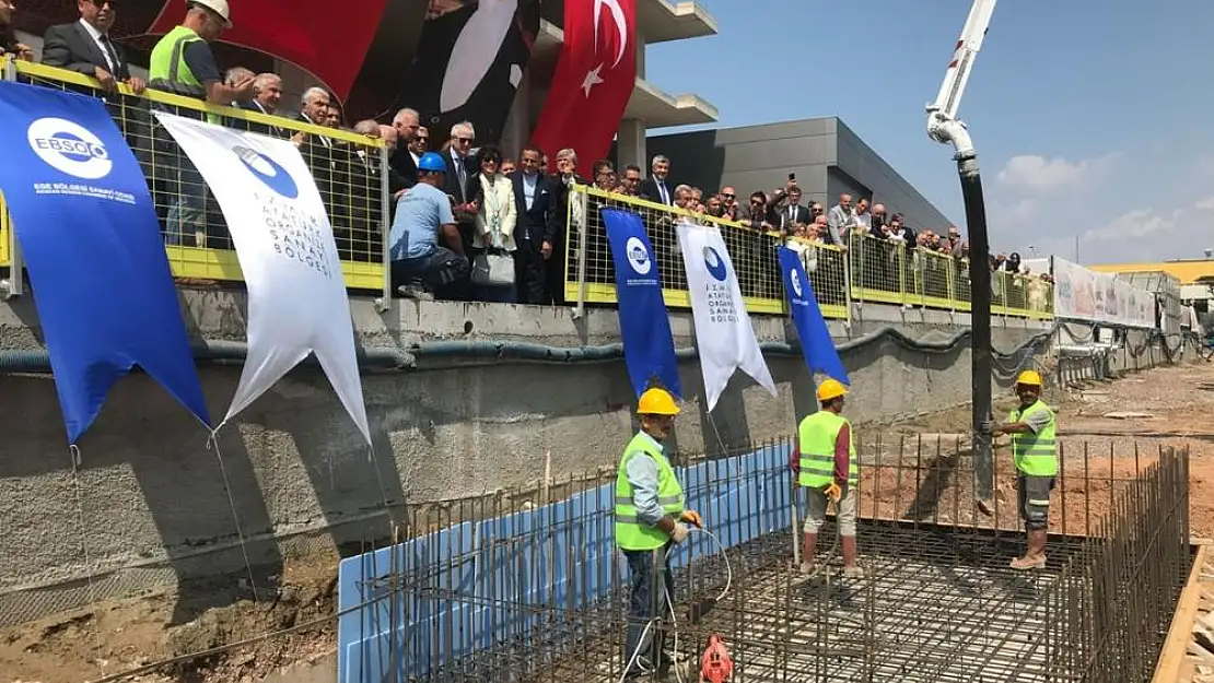 Ege Bölgesi Sanayi Odası’nın, İAOSB’deki binasının temeli törenle atıldı