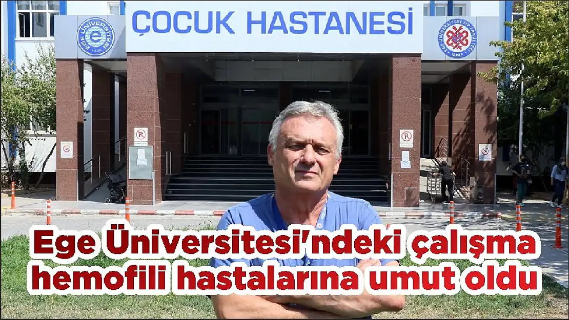 Ege Üniversitesi'ndeki çalışma hemofili hastalarına umut oldu