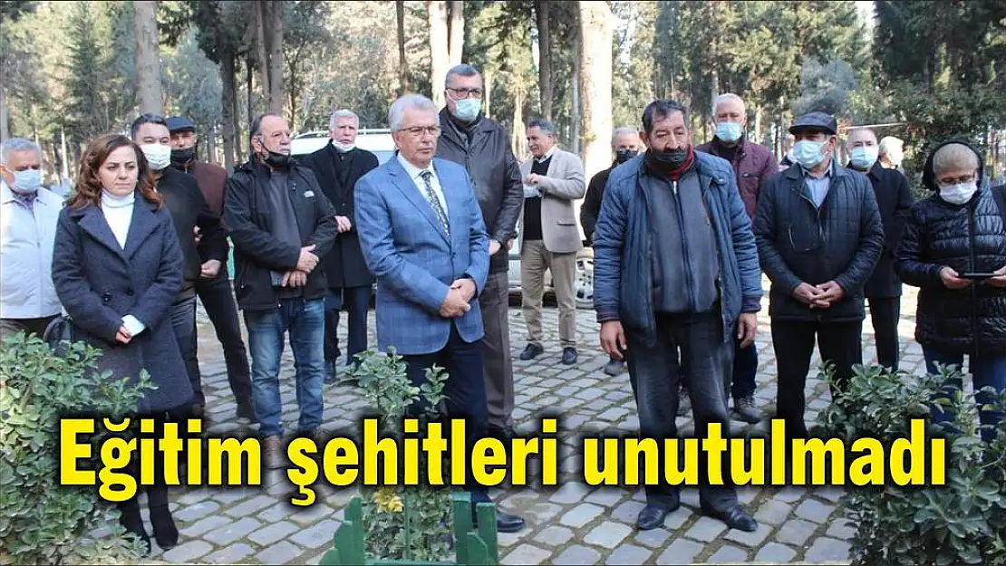 Eğitim şehitleri unutulmadı