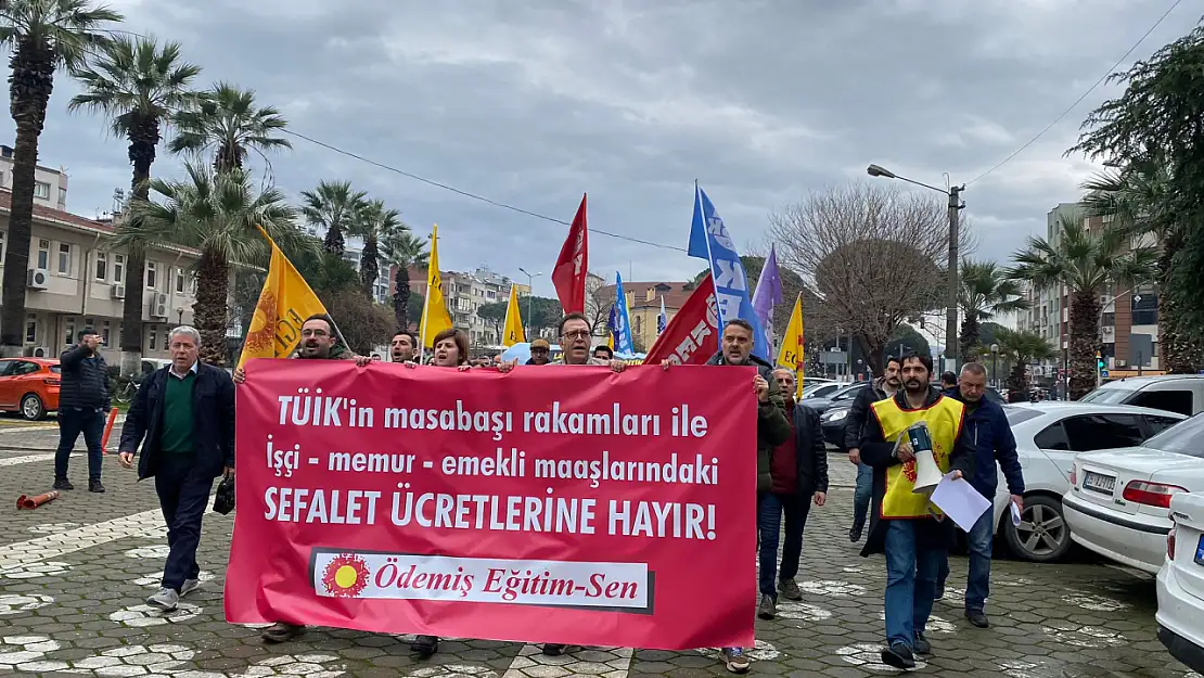 Eğitim Sen Ödemiş Şubesi: 'Sefalet Zammı Dayatmasına Boyun Eğmeyeceğiz'