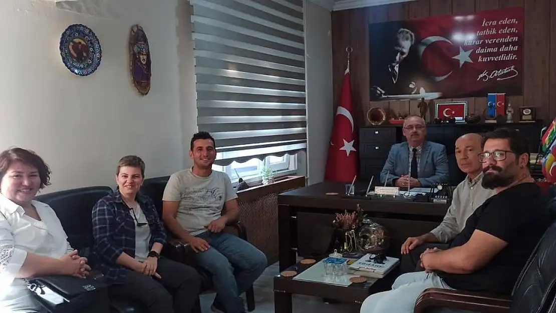 Eğitim Sen'den ilçe milli eğitime ziyaret