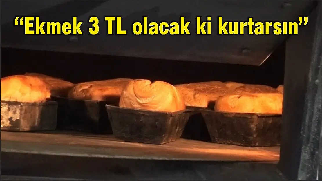 'Ekmek 3 TL olacak ki kurtarsın'