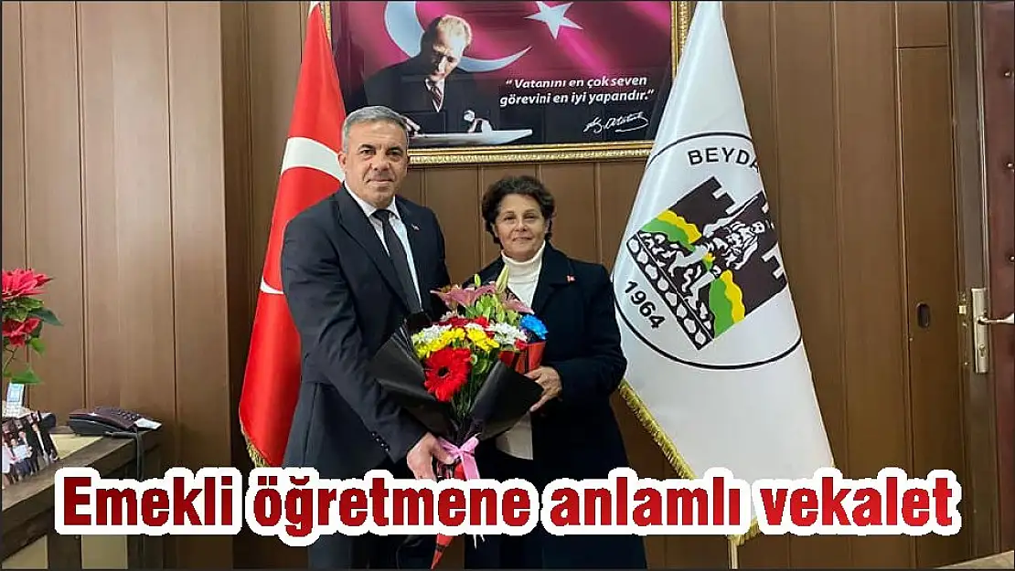 Emekli öğretmene anlamlı vekalet