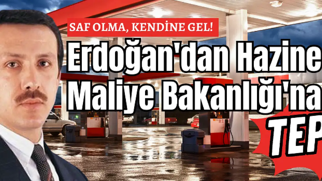 Erdoğan’dan Hazine ve Maliye Bakanlığı’na tepki