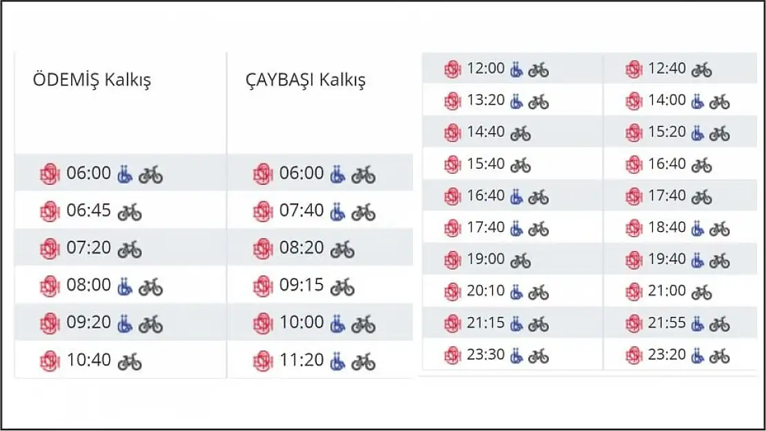 ESHOT'TAN ÖDEMİŞ-TORBALI HATTINA EK SEFER